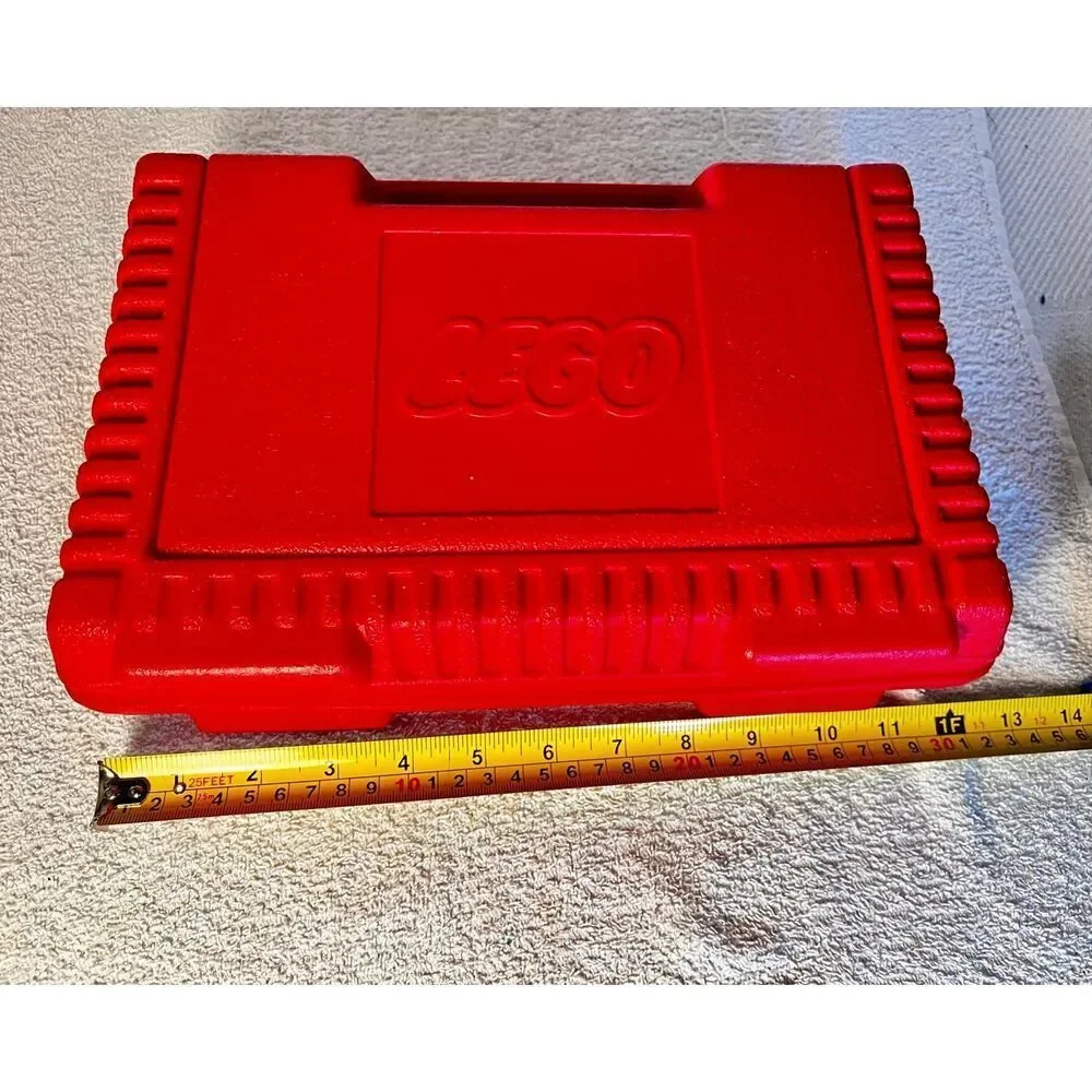 Vintage 1984 Lego Red Storage Container Bin Carrying Case